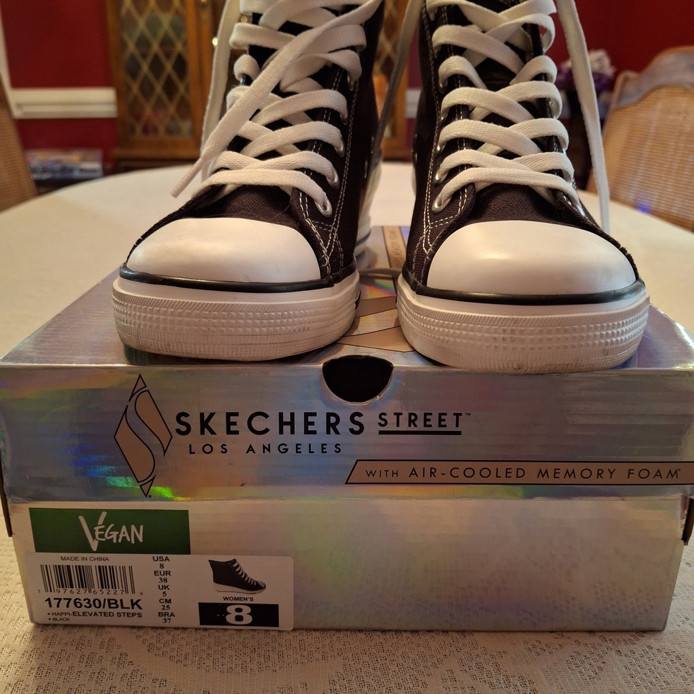 Skechers Black High-Top Sneakers